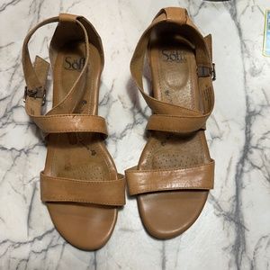Sofft leather strap sandal
